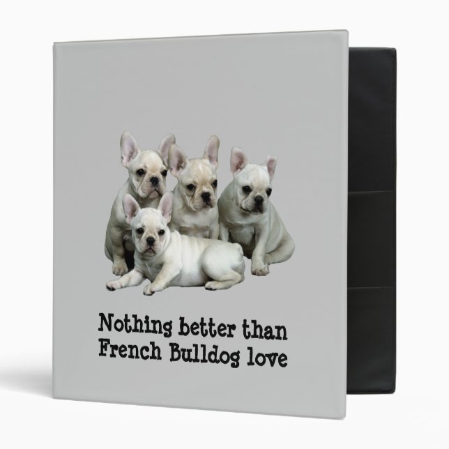 French Bulldog Binder (Front/Inside)