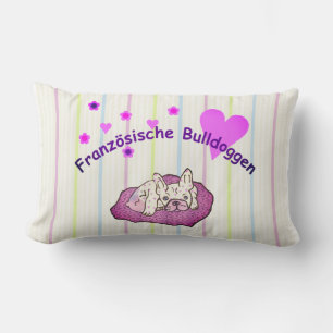 French Bulldog Birthday French Bulldog Lumbar Pillow