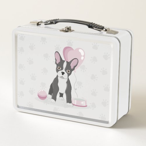 French Bulldog Birthday Metal Lunch Box