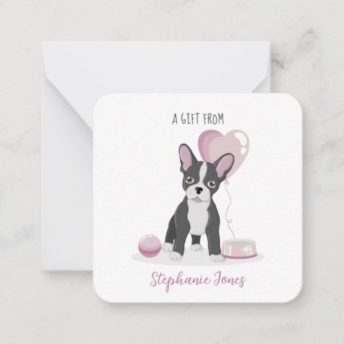 French Bulldog Birthday Note Card