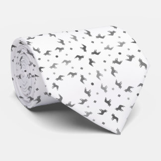 French Bulldog Black and White Tie