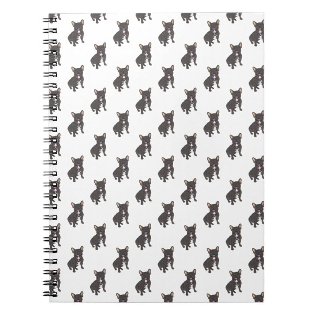 French Bulldog (Black Brindle) Notebook (Front)