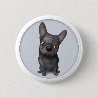 French Bulldog (Black) FB1 Button