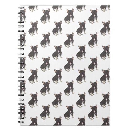 French Bulldog Black  Tan Tricolor Notebook