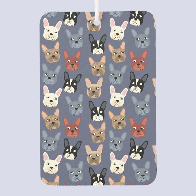 French Bulldog Blue Air Freshener (Fun French Bulldog air freshener for dog lovers)