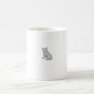 French Bulldog Blue French Bulldog  White Pixel Coffee Mug