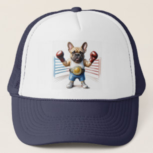 French Bulldog Boxing French Bulldog Trucker Hat