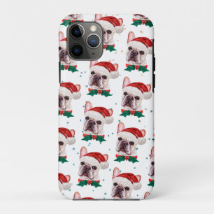 French Bulldog Breed Christmas Dog Pattern iPhone 11 Pro Case