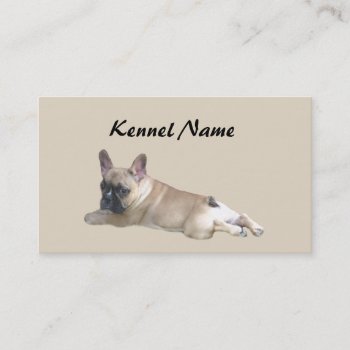 French Bulldog Breeder Business Card by normagolden at Zazzle