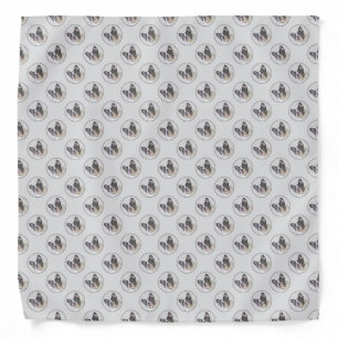 French Bulldog (Brindle Pied) Painting - Dog Art Bandana