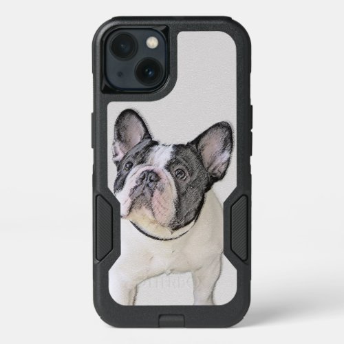 French Bulldog Brindle Pied Painting _ Dog Art iPhone 13 Case