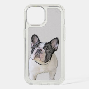 French Bulldog (Brindle Pied) Painting - Dog Art iPhone 15 Case