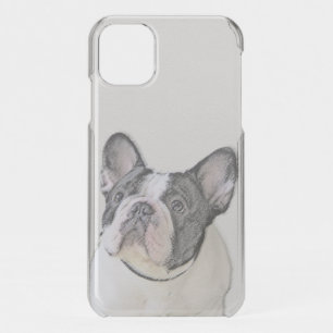 French Bulldog (Brindle Pied) Painting - Dog Art iPhone 11 Case
