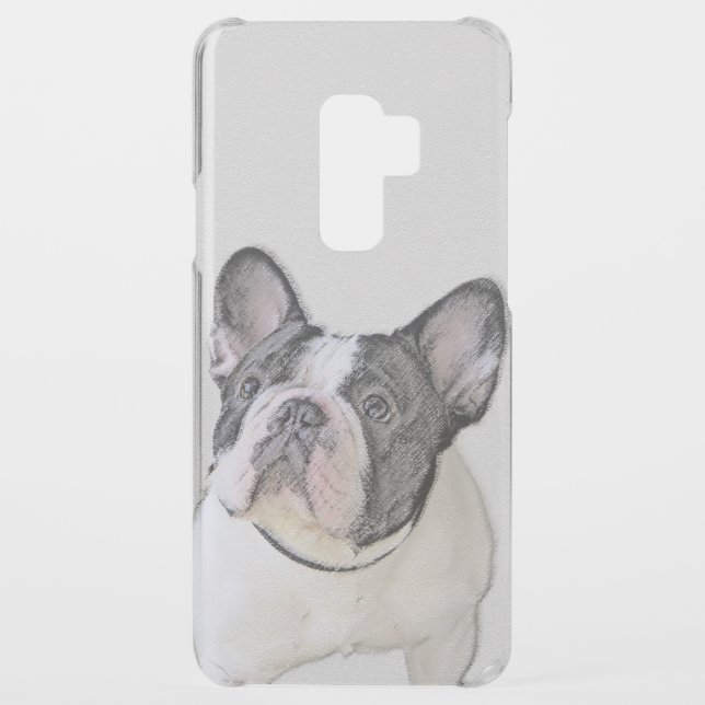 French Bulldog (Brindle Pied) Painting - Dog Art Uncommon Samsung Galaxy Case (Back)