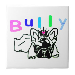French Bulldog Bully French Bulldog Ceramic Tile
