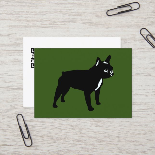 French Bulldog Business Card (Front/Back In Situ)
