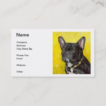 French Bulldog Business Cards by walkandbark at Zazzle