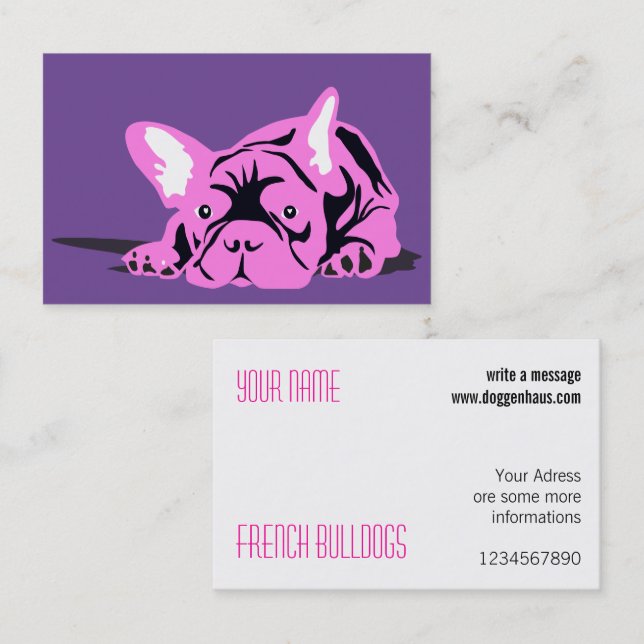 French Bulldog Businesscards Business Card (Front/Back)