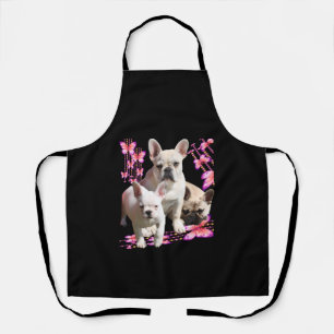 French Bulldog Butterfly Day Apron