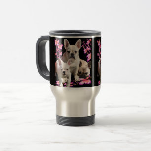 French Bulldog Butterfly Day Travel Mug