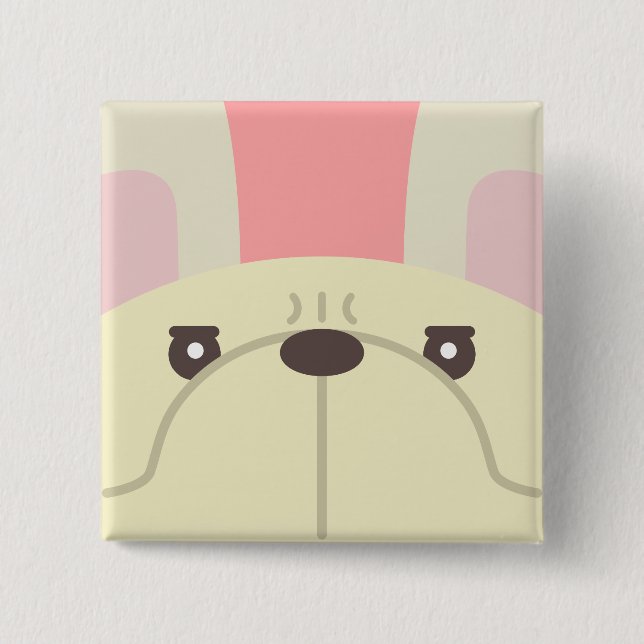 French Bulldog Button (Front)