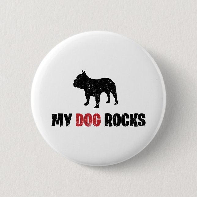 French Bulldog Button (Front)