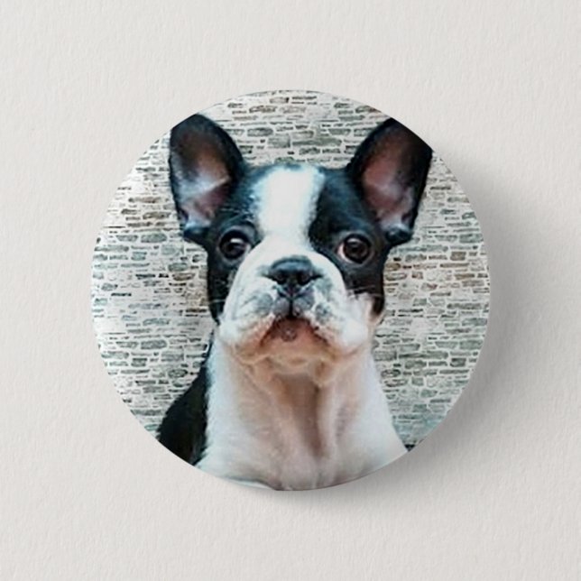 French Bulldog button (Front)