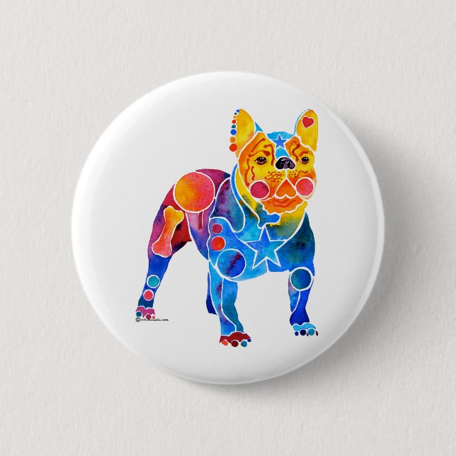 French Bulldog Button (Front)