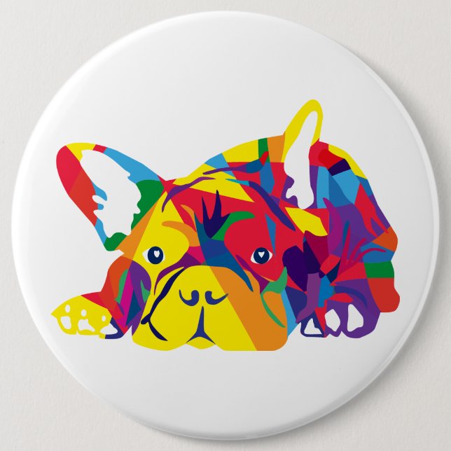 French Bulldog Button (Front)