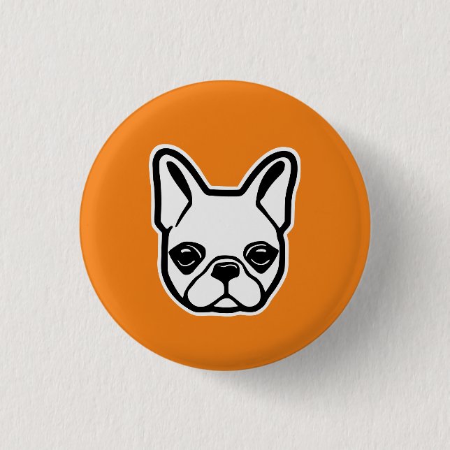 French Bulldog Button (Front)