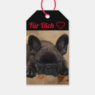 French Bulldog by the Sea Gift Tags