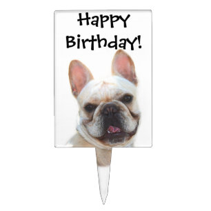 French Bulldog Cake Topper