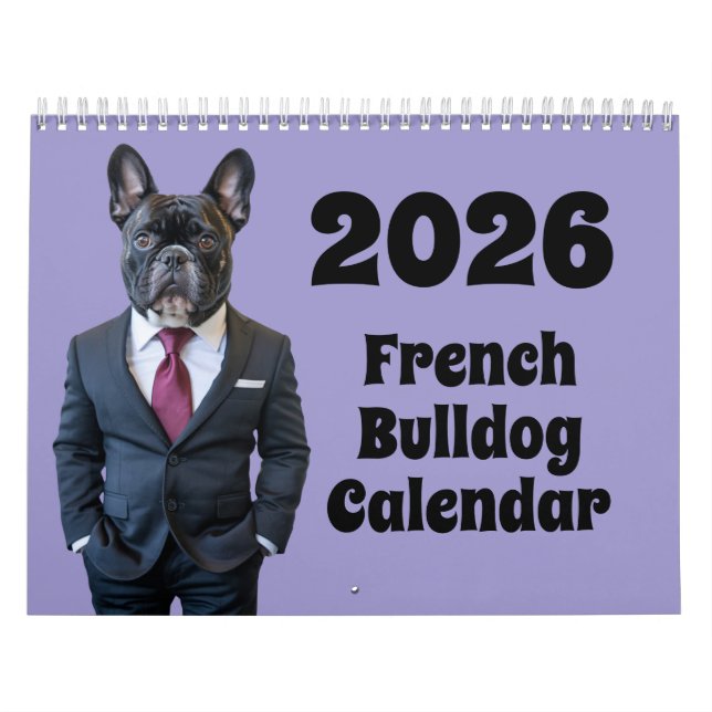 French Bulldog Calendar (Cover)