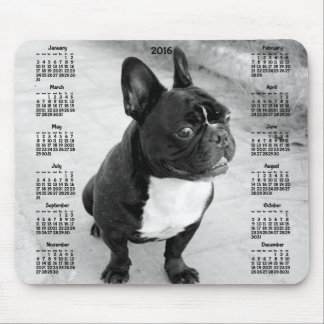 French Bulldog Calendar 2016 Photo Mouse Pads