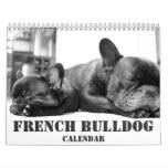 French Bulldog Calendar 2024 Black And White at Zazzle