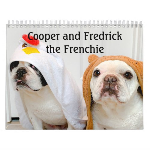French Bulldog Calendar for Dog Lovers