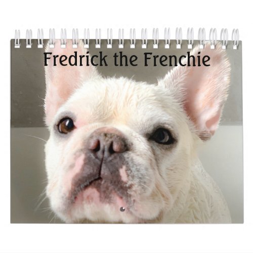 French Bulldog Calendar _ Fredrick the Frenchie 