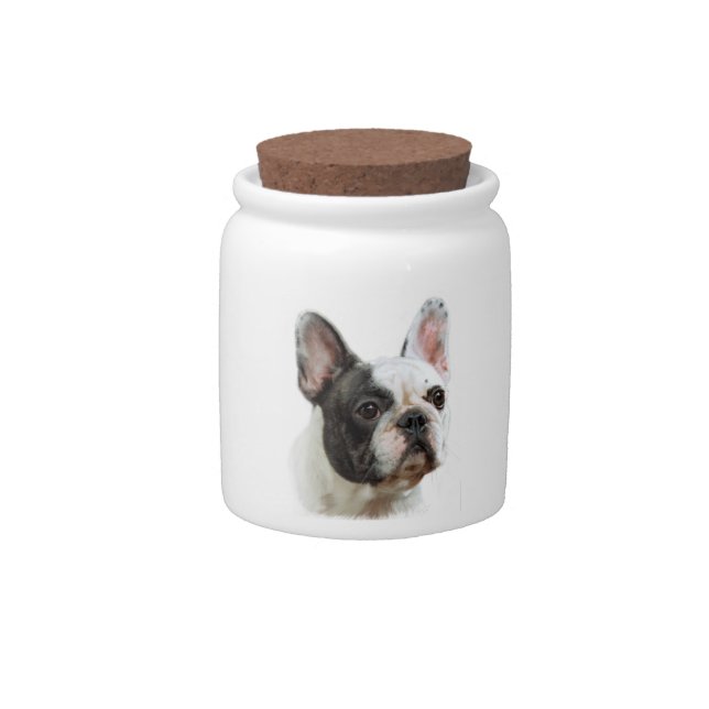 French Bulldog Candy Jar (Front)