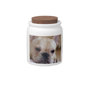 French Bulldog Candy Jar