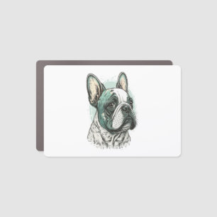 French bulldog car magnet