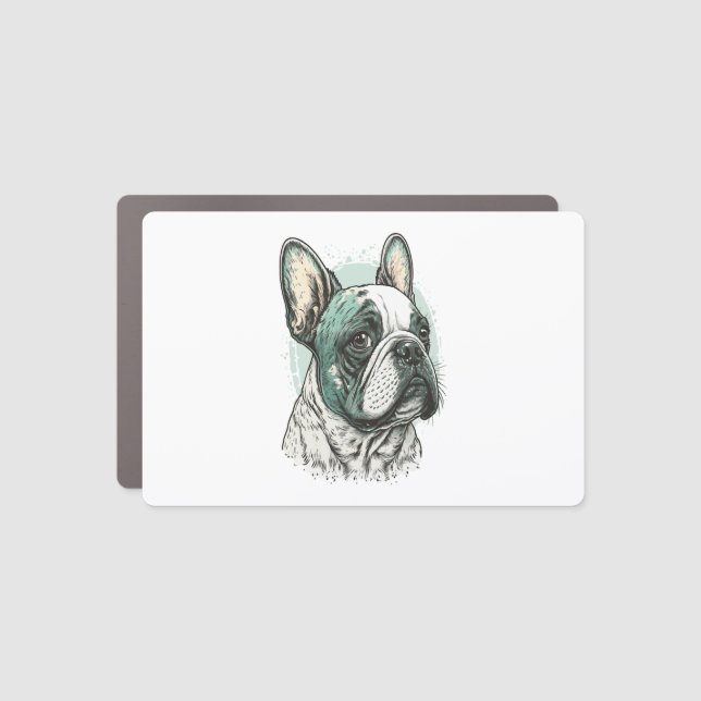 French bulldog car magnet (Front)