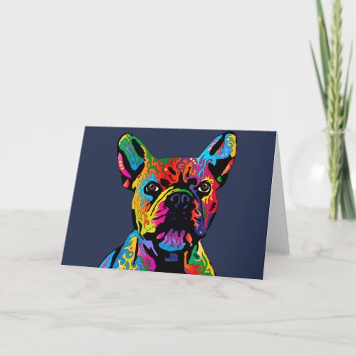 French Bulldog Card