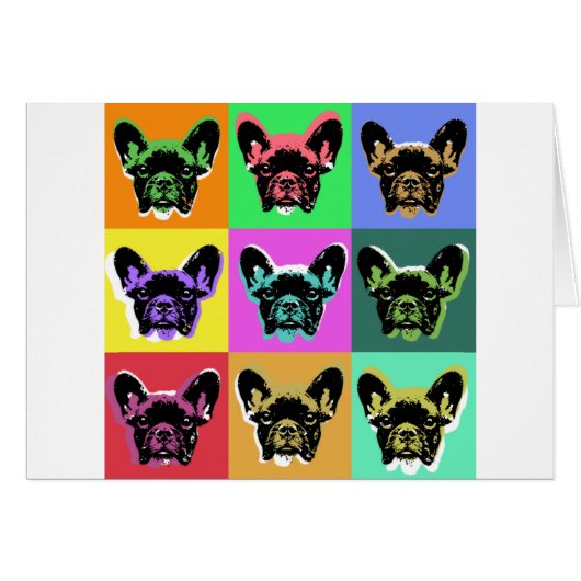 French bulldog cards (Front Horizontal)