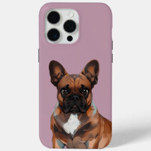 French Bulldog Cartoon French Bulldog iPhone 15 Pro Max Case