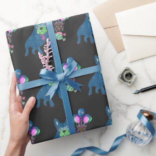 French Bulldog Cartoon French Bulldog Wrapping Paper