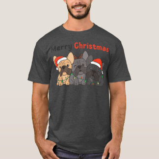 French Bulldog Christmas Animals Cute Dogs Merry C T-Shirt