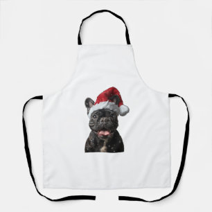 French Bulldog Christmas Apron