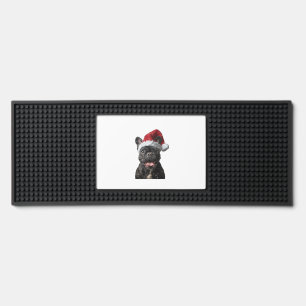French Bulldog Christmas Bar Mat