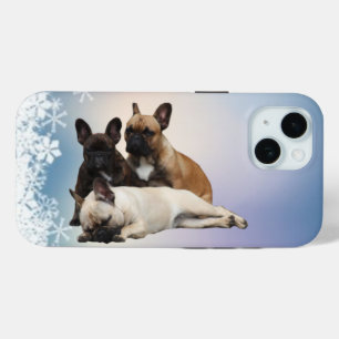 French Bulldog Christmas iPhone 15 Case