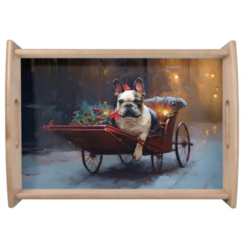 French Bulldog Christmas Festive Season Serving Tray